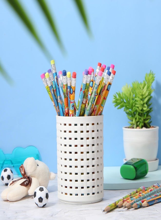 Fainne 36 Pcs Beach Pencils with Eraser Bulk Hawaii Beach Themed Party Favors Novelty Fun Wooden Assorted Colorful Pencils for Class School Reward Prize Christmas Party Favors Gifts, 6 Style - Image 5